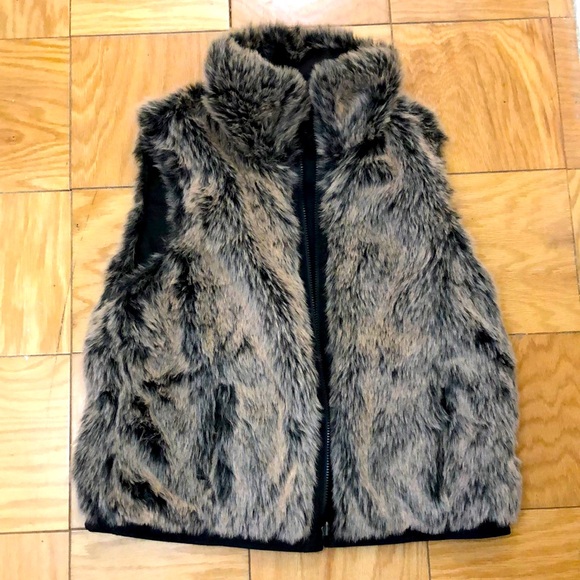 Faded Glory Faux Fur Vest - Picture 1 of 1